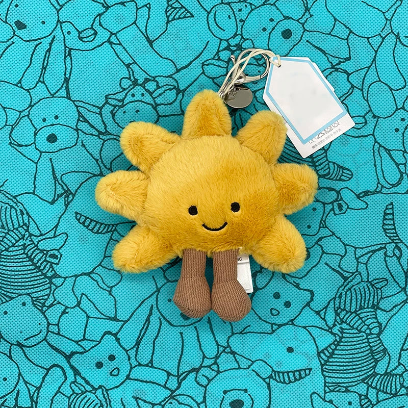 JC Marshmallow Plush Keychain, Plush Cherry Bag Charm, Little Turtle Plush Toy, Croissant Keychain, Little Penguin Charm