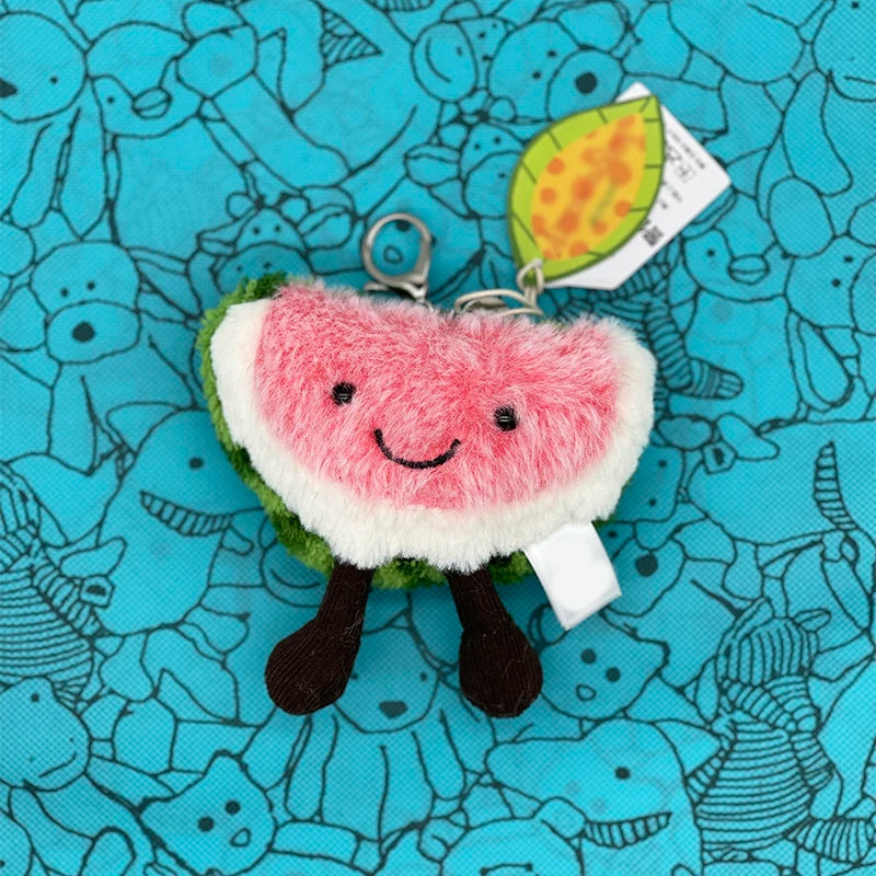 JC Marshmallow Plush Keychain, Plush Cherry Bag Charm, Little Turtle Plush Toy, Croissant Keychain, Little Penguin Charm